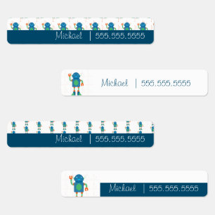 Número de Etiquetas do Nome do Lunch de Classe de