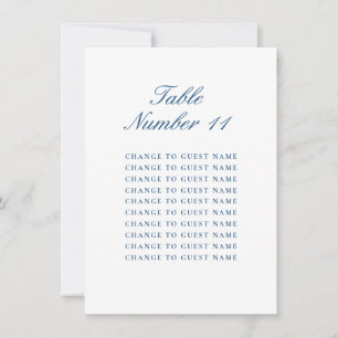 Número de Mesa de Casamento Personalizado Assentos