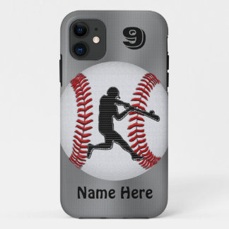 NÚMERO DE NOME DO Capas iPhone Baseball Personaliz