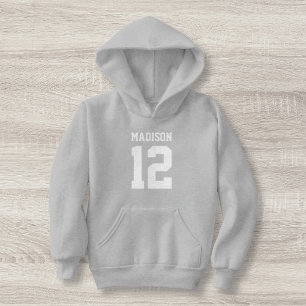 Número de Nome Personalizado Girls Sport Jersey T-