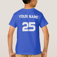 Número de nome personalizado no verso Camisa de fo