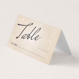 Número de Tabela de Casamento Local Cartão Dobrado