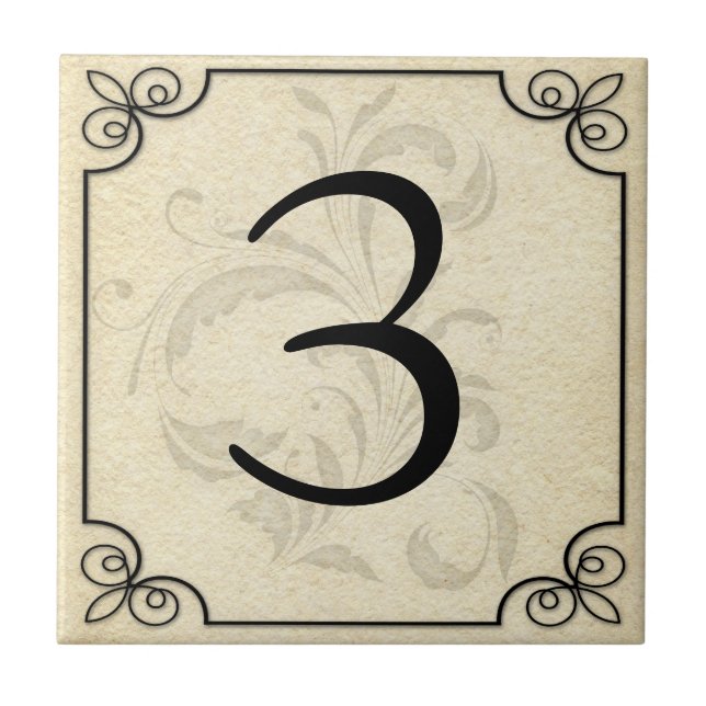 Número/letra personalizados costume cerâmica (Frente)