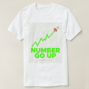 NÚMERO SOBE - Camiseta do Meme do Bitcoin