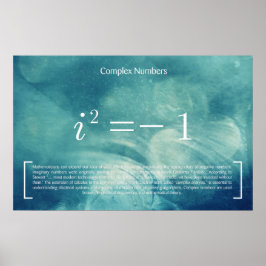 Números complexos - Poster de matemática