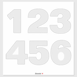 Números das Caixas das rodas na Cinza e no adesivo