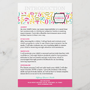 Números de folheto 5.5x8.5