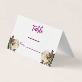 Números de Placa de Local da Flora Botânica Branca