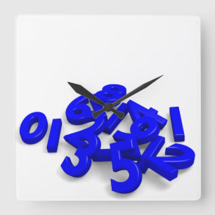 Números de queda: Relógio de parede