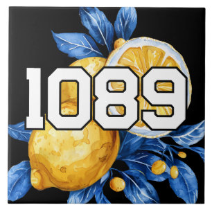 Números editáveis do Azulejo de endereço