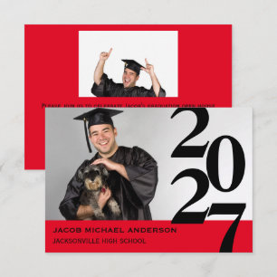 Números fora do centro - Anúncio de graduação 3x5