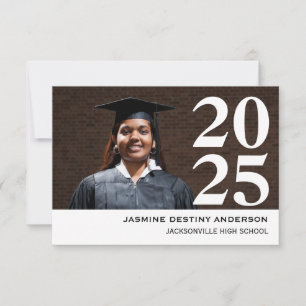 Números Grandes - Anúncio de Formatura 3x5