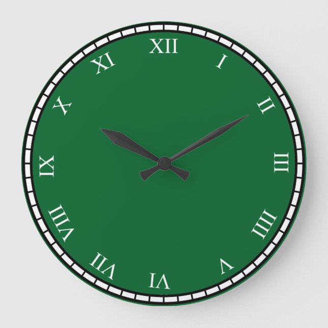 Números romanos brancos voltados para o relógio re (Frente)