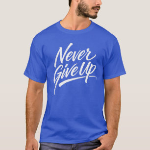 Nunca Desista – Camiseta de Caligrafia à Mão