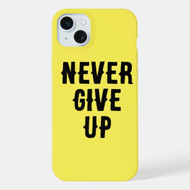 Nunca Desista Da capas de iphone - Dê Poder À Sua  (Verso)