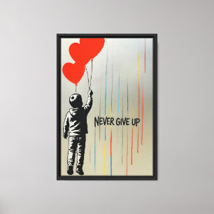 Nunca Desista Da Impressão De Arte Canvas Do Bailo