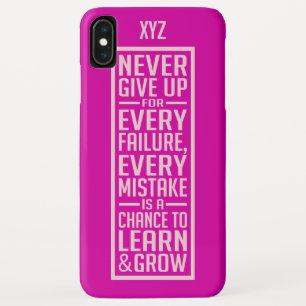 NUNCA DESISTA DE capas de telefone personalizadas