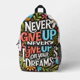 nunca desista de seus sonhos Impressão Cortar Sew