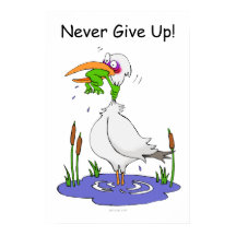 Nunca desistir do Poster