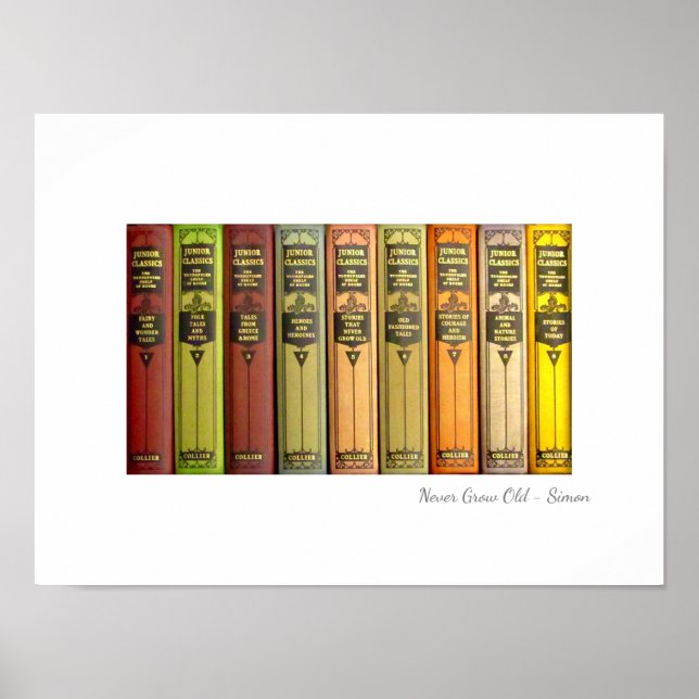 Nunca envelhecer - poster (Frente)