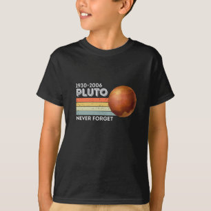 Nunca Esqueça A Camisa Plutão. Estilo Retroativo