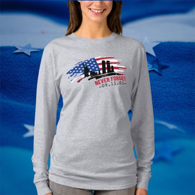 Nunca Esqueça a Camisa T-9/11 (Criador carregado)