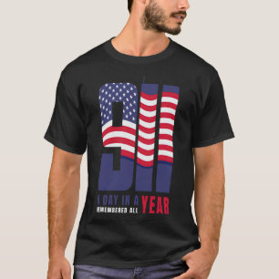 Nunca Esqueça a Camiseta 9 11