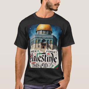 Nunca Esqueça a camiseta Mens Palestina