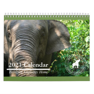 Nunca Esquecer o Calendário do Elephant Foundation