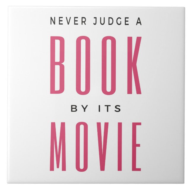 Nunca julgue um livro por ele É um filme (Frente)