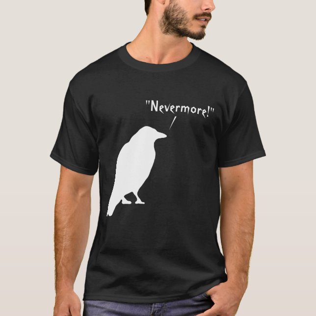 Nunca mais corvo - camisa do ponto de entrada de (Frente)