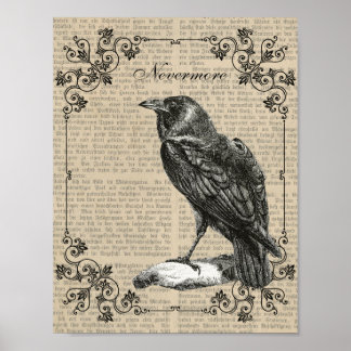 Nunca mais, Raven, Edgar Allan Poe poster