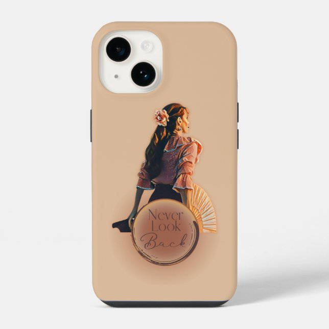 Nunca olhe para trás Capa de telefone (Verso)