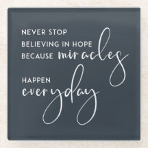 NUNCA PARE DE ACREDITAR NA ESPERANÇA COMO MILAGRES