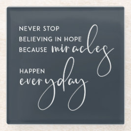 NUNCA PARE DE ACREDITAR NA ESPERANÇA COMO MILAGRES