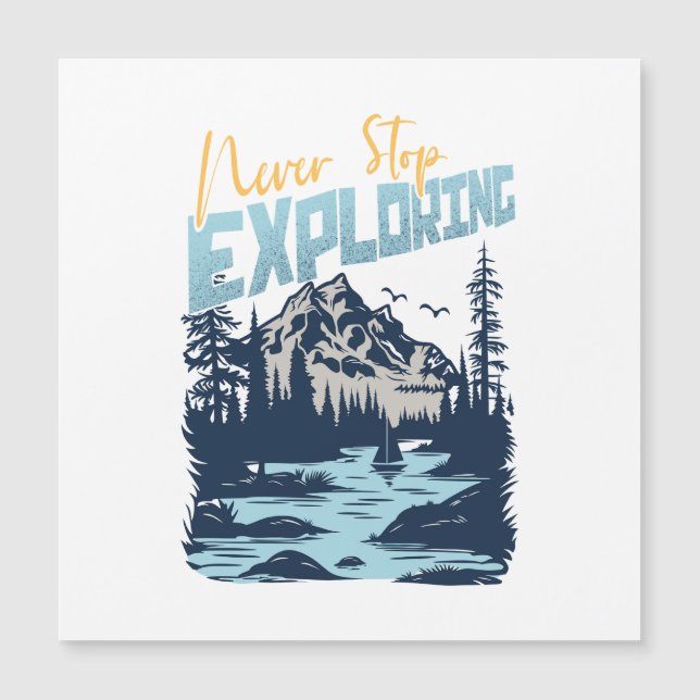 Nunca Pare de Explorar - Aventura Natureza (Frente)