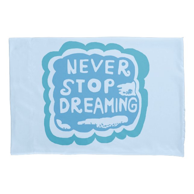 Nunca Pare De Sonhar Com A Mala Azul Claro (Frente)