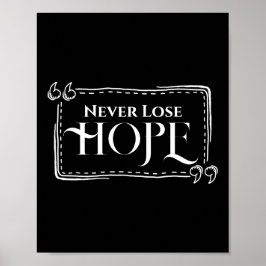 Nunca Perder Hope Poster