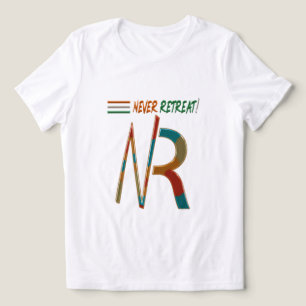 Nunca Recuperar o NR Camiseta Tee Tri-Blend para