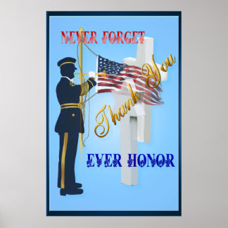 Nunca se esqueça de honrar grande Poster
