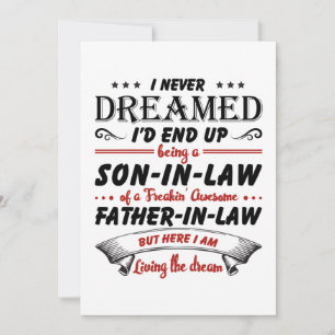 Nunca Sonhei que acabaria sendo um genro