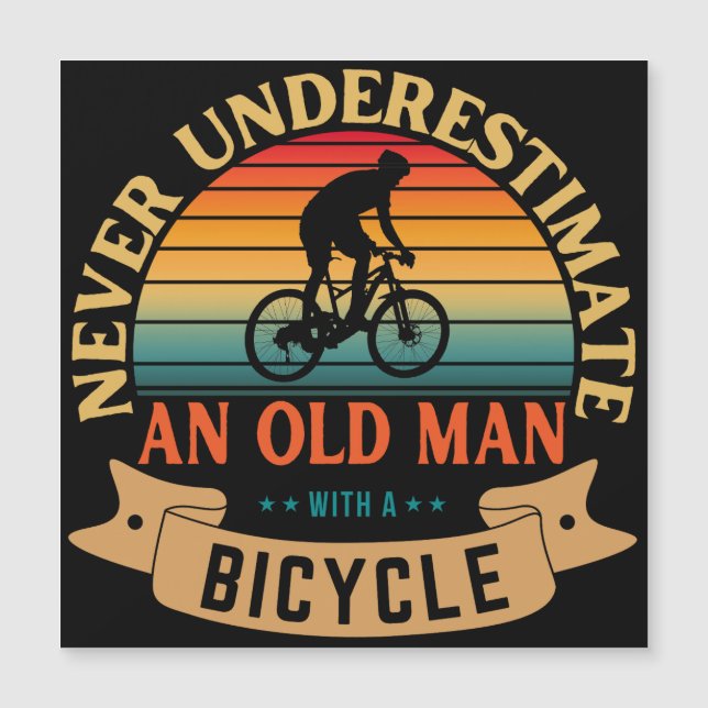 Nunca subestime um homem velho com uma bicicleta (Frente)