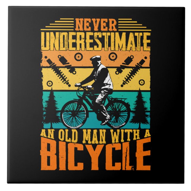 Nunca Subestime um Homem Velho numa Bicicleta (Frente)