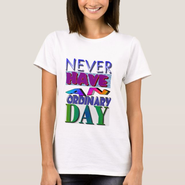 *** Nunca tenha uma camiseta dae/ SMILE comum (Frente)