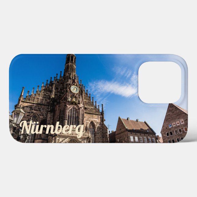 Nuremberg Hauptmarkt Nürnberg Bavaria Alemanha (Verso (horizontal))
