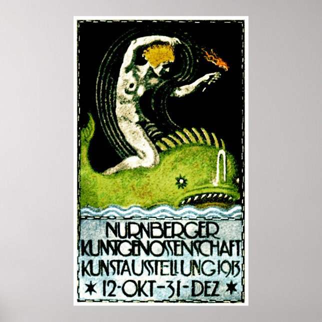 Nurnberg Alemanha - Poster de exposição de arte de (Frente)