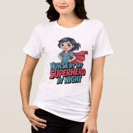 Nurse By Day Superhero By Night Funny Nurse Women 