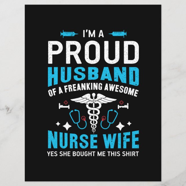 Nurse Gift | I Am A Proud Husband (Frente)