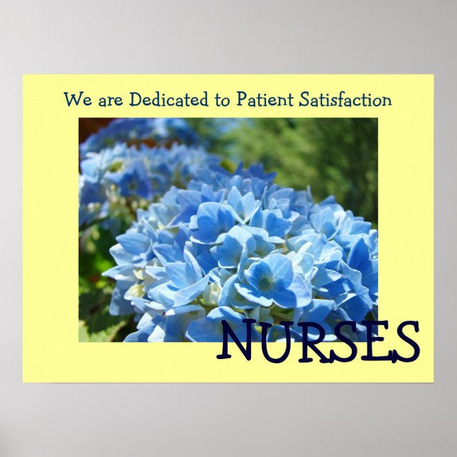 NURSES posters Dedicated to Patient Satisfaction (Frente)