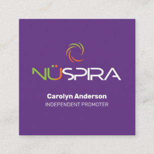 NuSpira Cartão de visita Roxo